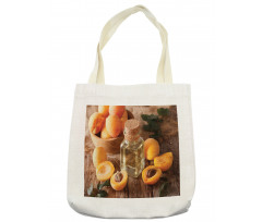 Fresh Apricots and Oil Jar Tote Bag