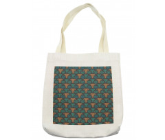 Floral Elephant Mandala Tote Bag