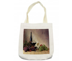 Grapes Wines Bottles Glasses Tote Bag