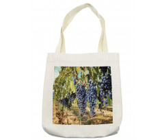 Rows of Wine Fruits in Italy Tote Bag