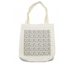 Winery Items Hand Drawing Tote Bag