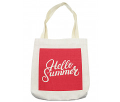 Summer Hand Written Words Tote Bag