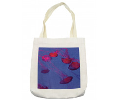 Tropical Underwater Bloom Tote Bag