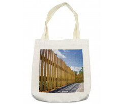 Terrace in Summer Day Sky Tote Bag