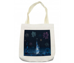 Children Park Firework Castle Tote Bag