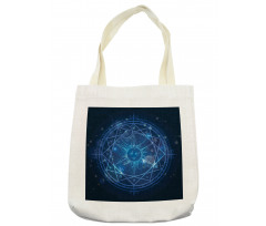 Alchemy Magic Circle Sun Face Tote Bag