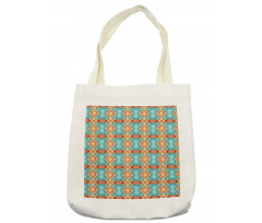 Colorful Tie Dye Geometric Tote Bag