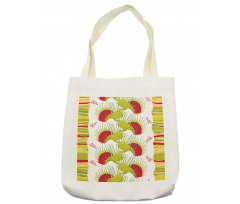 Venus Flytrap and Strips Tote Bag