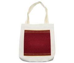 Baroque Style Swirls Frames Tote Bag