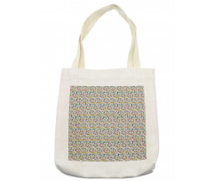 Chaotic Composition Objects Tote Bag