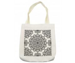 Floral Motifs Tote Bag