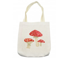 Simple Cartoon Toadstool Tote Bag