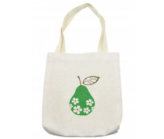 Fruit with Daisy Flower Blooms Tote Bag