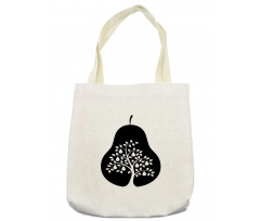 Monochrome Tree in a Fruit Tote Bag