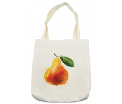 Watercolor Single Fruit Art Tote Bag