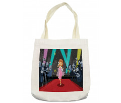 Actress on the Red Carpet Tote Bag