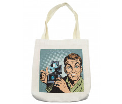 Comic Strip Photographer Tote Bag