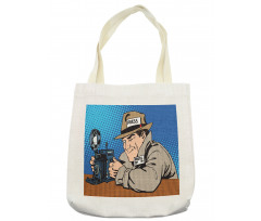 Press Journalist Pop Art Tote Bag