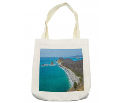 Los Frailes Beach Panoramic Tote Bag