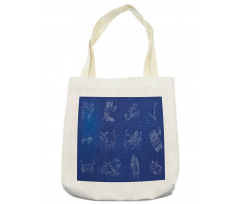 Horoscope Constellation Sky Tote Bag