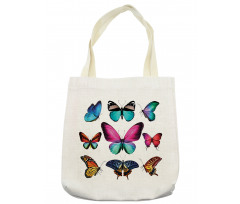 Vibrant Butterflies Set Tote Bag