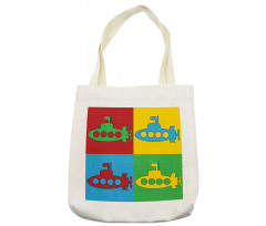 Nursery Pictogram Squares Tote Bag