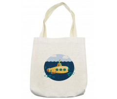 Nautical Wave Fish Bubble Tote Bag