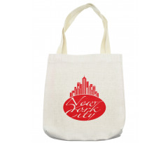 New York City Apple Emblem Look Tote Bag