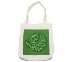 Setting with Water Hazards Tote Bag