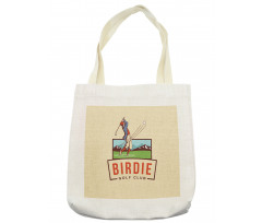 Birdie Golf Club Advertisement Tote Bag