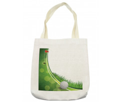 Tee Box with Flag Abstract Tote Bag