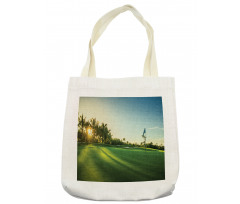 Countryside Sunset on Field Tote Bag