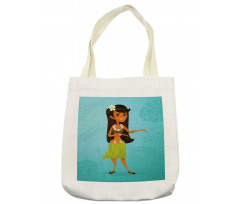 Dancer Hibiscus Flowers Tote Bag