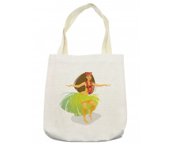 Woman on a Beach Aloha Tote Bag