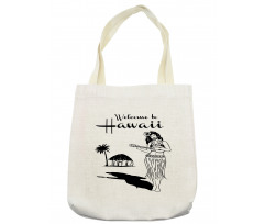 Welcome to Hawaii Words Tote Bag