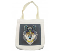 Wolf Coyote Portrait Art Tote Bag