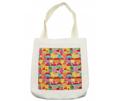 Colorful Houses Tote Bag