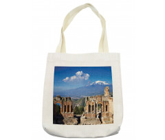 Greek Roman Ruins Landscape Tote Bag