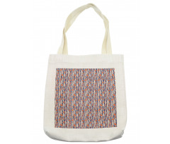 Insects on Stripes Tote Bag