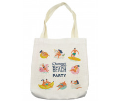 Doodle Summer Having Fun Tote Bag