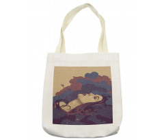 Abstract Floral Art Woman Tote Bag