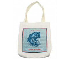 Vintage Trout Fish Tote Bag