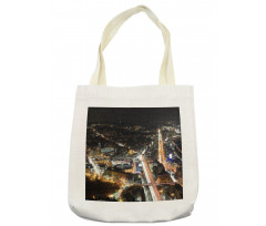 Skyline at Night City Tote Bag