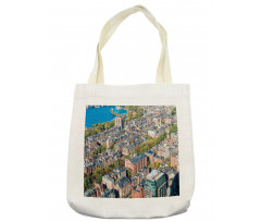 Aerial View of Buildings Tote Bag