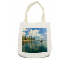 Lake Michigan Day Scenery Tote Bag