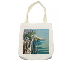 Aerial Vista Chicago City Tote Bag