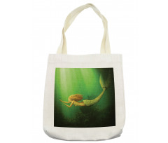 Mermaid with Fish Tail Tote Bag