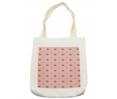 Retro Style Circles Tote Bag