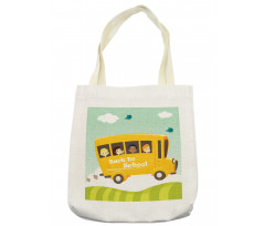 Back to School Lettering Tote Bag