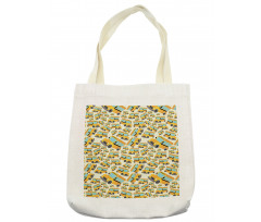 Vehicle Illustrations Tote Bag